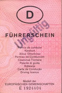 fuehrerschein ungueltig